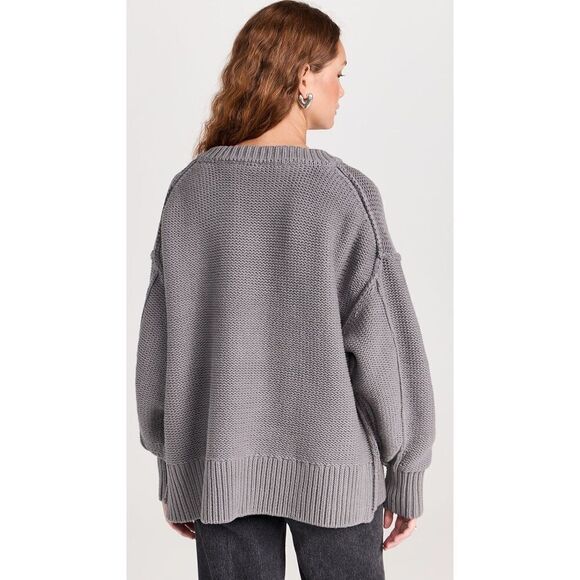 Free People Alli Oversized Chunky Heavy Sweater Medium - Picture 15 of 16